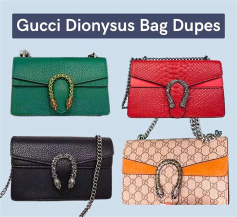 gucci dionysus bag dupes|where to buy gucci dupe bags.